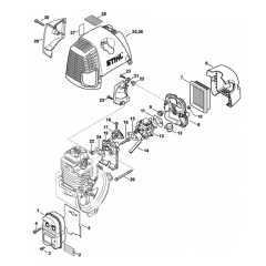 Muffler Air Filter for Stihl BT130