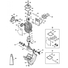Engine Assembly for Stihl BT131