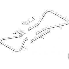 Support Frame-1 for Stihl BT308