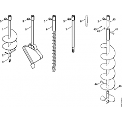 Augers Assembly for Stihl BT309