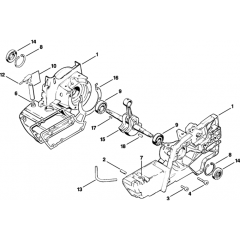 Crankcase Assembly for Stihl BT360
