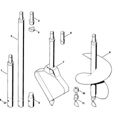 Augers-1 Assembly for Stihl BT360