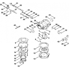 Carburetor HL-327 for Stihl BT360