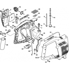 Air Filter & Handle Housing