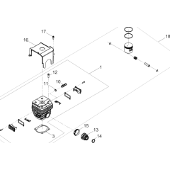 Cylinder Assembly for Wacker BTS635