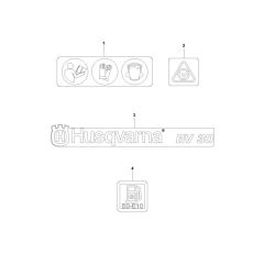 Decals for Husqvarna BV 30