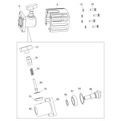 Coupling Assembly for Wacker BV50A-P