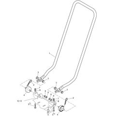 Steering Handle for Bomag BVP12/50
