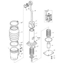 Spring and Guide Unit for Bomag BVT65