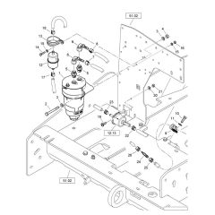 Fuel System Assembly for Bomag