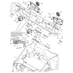 Rear Frame for Bomag BW 120 AD-5