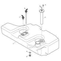 Fuel Tank Assembly for Bomag Roller