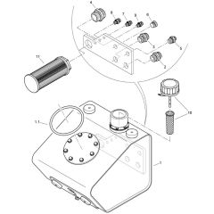 Oil Tank Assembly for Bomag Roller