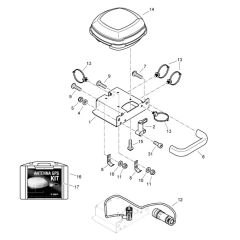 Aerial Assembly for Bomag Roller
