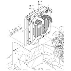 Radiator Assembly for Bomag Roller