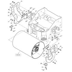Rear Roller Drum Assembly