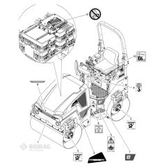 Bomag BW 120 ADe-5 Decals