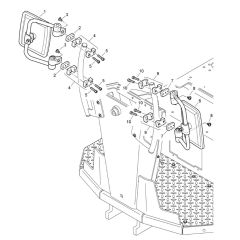 Mirror Assembly for Bomag Roller