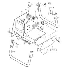 Frame Assembly for Bomag Roller