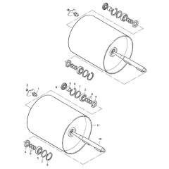 Bomag BW 71 E Drum Assembly