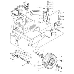 Bomag BW 71 E Wheel Assembly