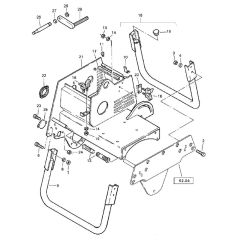 Bomag BW 71 E Frame Assembly
