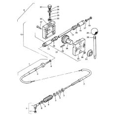 Throttle Cable Assembly for Bomag