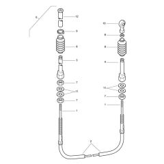 Cable Assembly for Bomag BW 71 EHB-2