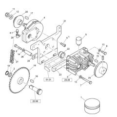 Transmission Installation for Bomag