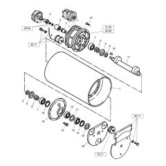Bomag BW 75 AD-2 Roller Assembly