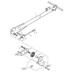 Fold-Up Handle for Bomag BW 75 E