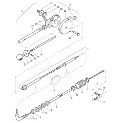 Throttle Cable Assembly for Bomag