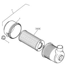 Dry Air Filter for Bomag BW 80 AD-2