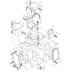 Rear Frame Assembly for Bomag