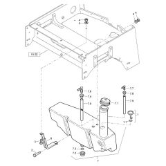 Fuel Tank Assembly for Bomag
