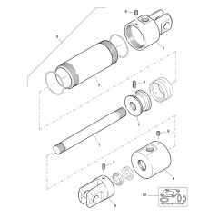 Hydraulic Cylinder for Bomag BW80
