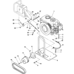Engine Unit Assembly for Belle BWR 750