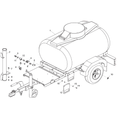 Trailer Assembly for Belle BWX 15/250