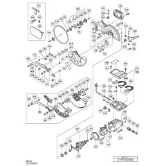 Hikoki C10FCE2 Miter Saw Assembly