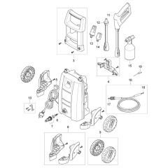 Nilfisk C 110.4-5 Assembly