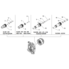 Clutch Hub Assembly for Camon C13