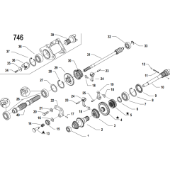 Gears Assembly for Camon C13