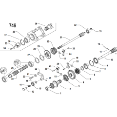 Gears Assembly for Camon C15
