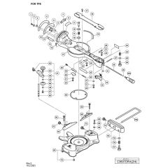 Base Assembly 2 for Hikoki Saw