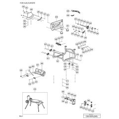 Table Assembly for Hikoki C3610DRJ