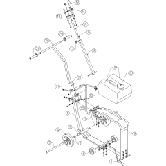 Frame Assembly for C51 Floor Saw