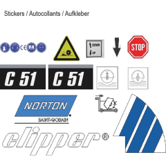 Labels for Norton Clipper C51