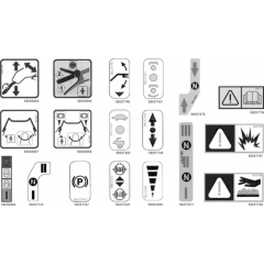 Stickers for Camon C6 Rotovators