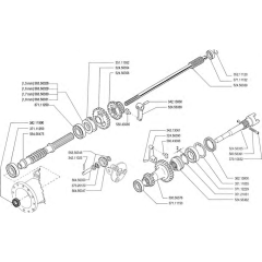Gear Shaft Assembly for Camon C8