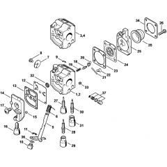 Stihl HS45 Carburettor Assembly
